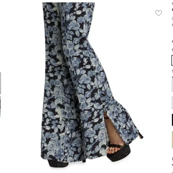 NWT NEW Cinq a Sept Claire Floral Pants - Size 8
